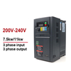 Variable Frequency Drive VFD Inverter&Converter 220V 7.5KW 11KW Input 3 Phases to Output 3 Phases