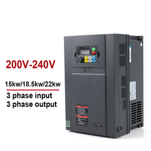 Variable Frequency Drive VFD Inverter&Converter 220V 15KW 18.5KW 22KW Input 3 Phases to Output 3 Phases