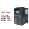 Variable Frequency Drive VFD Inverter&Converter 220V 4.0KW 5.5KW Input One Phase to Output Three Phases