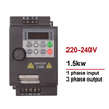 VFD Variable Frequency Drive 220V 1.5KW Input 1 Phase to Output 3 Phase Motor Speed Controller