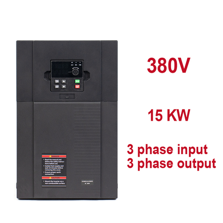VFD Variable Frequency Drive Input 3 Phase to Output 3 Phase 380V 15KW