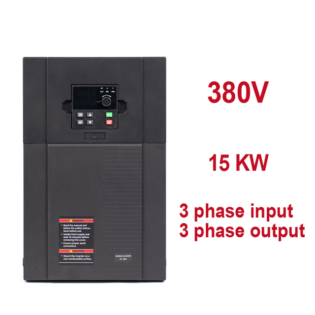 VFD Variable Frequency Drive Input 3 Phase to Output 3 Phase 380V 15KW
