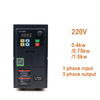 VFD Variable Frequency Drive 220V 4.0KW 5.5KW Input 1 Phase to Output 3 Phases