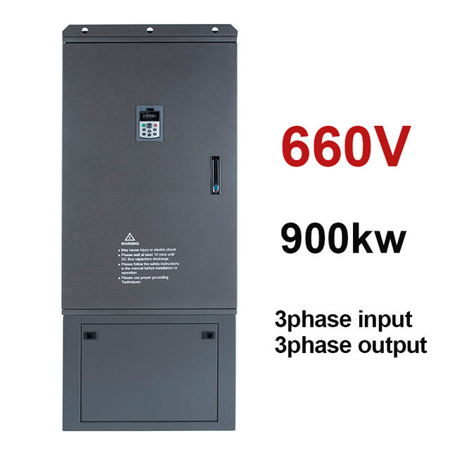 VFD Variable Frequency Drive Converter AC 660V 900KW 3 Phases Inverter