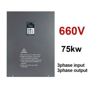 VFD Variable Frequency Drive Converter AC 660V 75KW 3 Phases Inverter