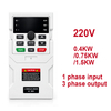 Variable Frequency Drive Input 1 Phase to Output 3 Phases 220V VFD 0.4KW 0.75KW 1.5KW 
