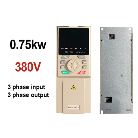VFD Variable Frequency Drive Converter AC 380V 0.75KW 3 Phases Inverter