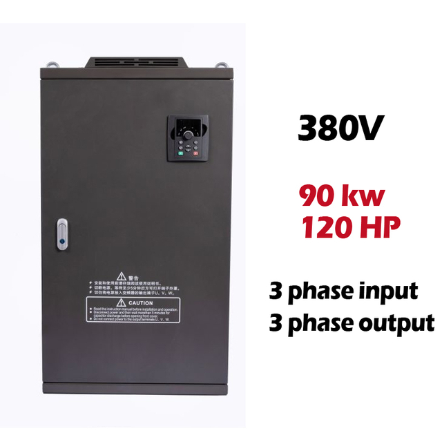 VFD Variable Frequency Drive 380V 90KW 3 Phases Inverter