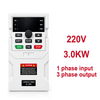 Variable Frequency Drive Input 1 Phase to Output 3 Phases 220V VFD 3.0KW