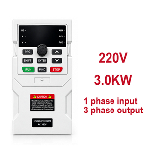 Variable Frequency Drive Input 1 Phase to Output 3 Phases 220V VFD 3.0KW