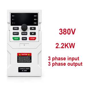 Variable Frequency Drive Input 3 Phase to Output 3 Phases 380V VFD 2.2KW