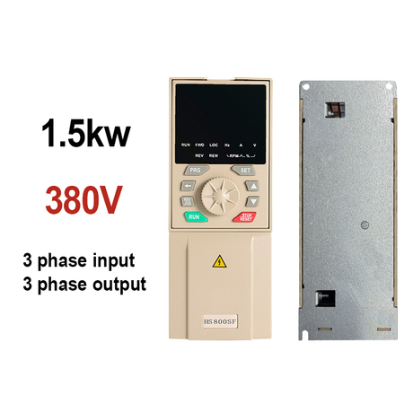 VFD Variable Frequency Drive Converter AC 380V 1.5KW 3 Phases Inverter