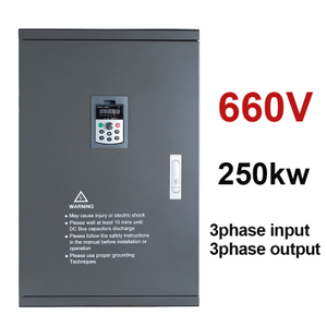 VFD Variable Frequency Drive Converter AC 660V 250KW 3 Phases Inverter