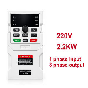 Variable Frequency Drive Input 1 Phase to Output 3 Phases 220V VFD 2.2KW