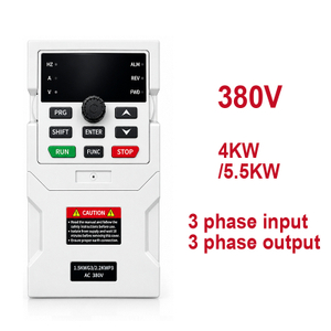 Variable Frequency Drive Input 3 Phase to Output 3 Phases 380V VFD 4.0KW 5.5KW