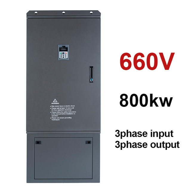 VFD Variable Frequency Drive Converter AC 660V 800KW 3 Phases Inverter