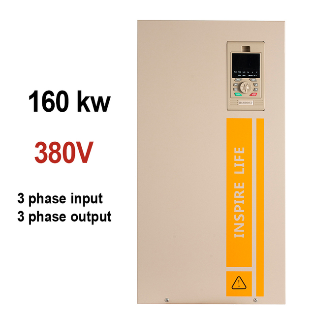 VFD Variable Frequency Drive Converter AC 380V 160KW 3 Phases Inverter